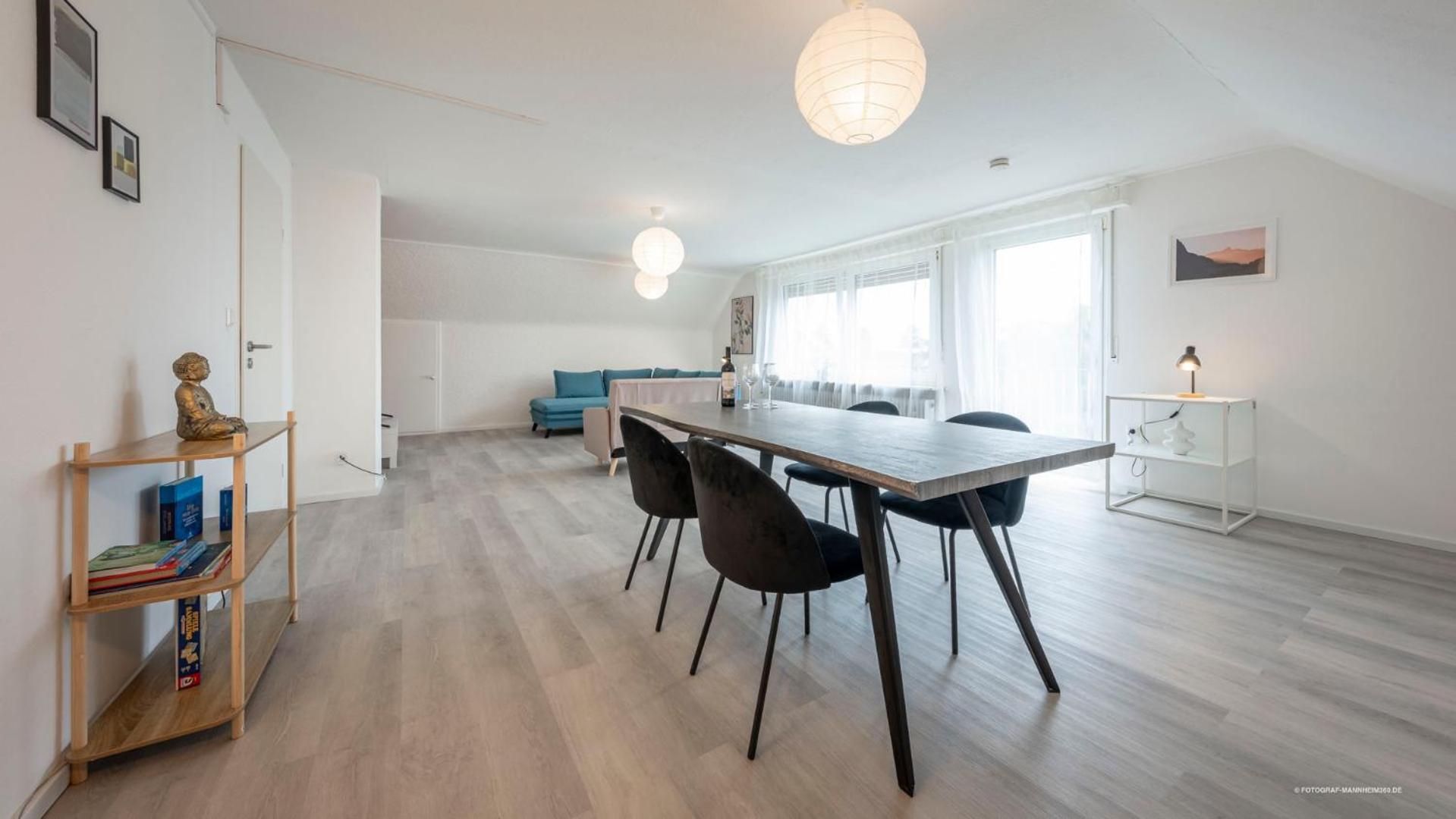 Xxl Design-Appartement Gardendesign Boxspring 8 Pers Zwischen Heidelberg Und Mannheim 에딘겐넥카르하우젠 외부 사진