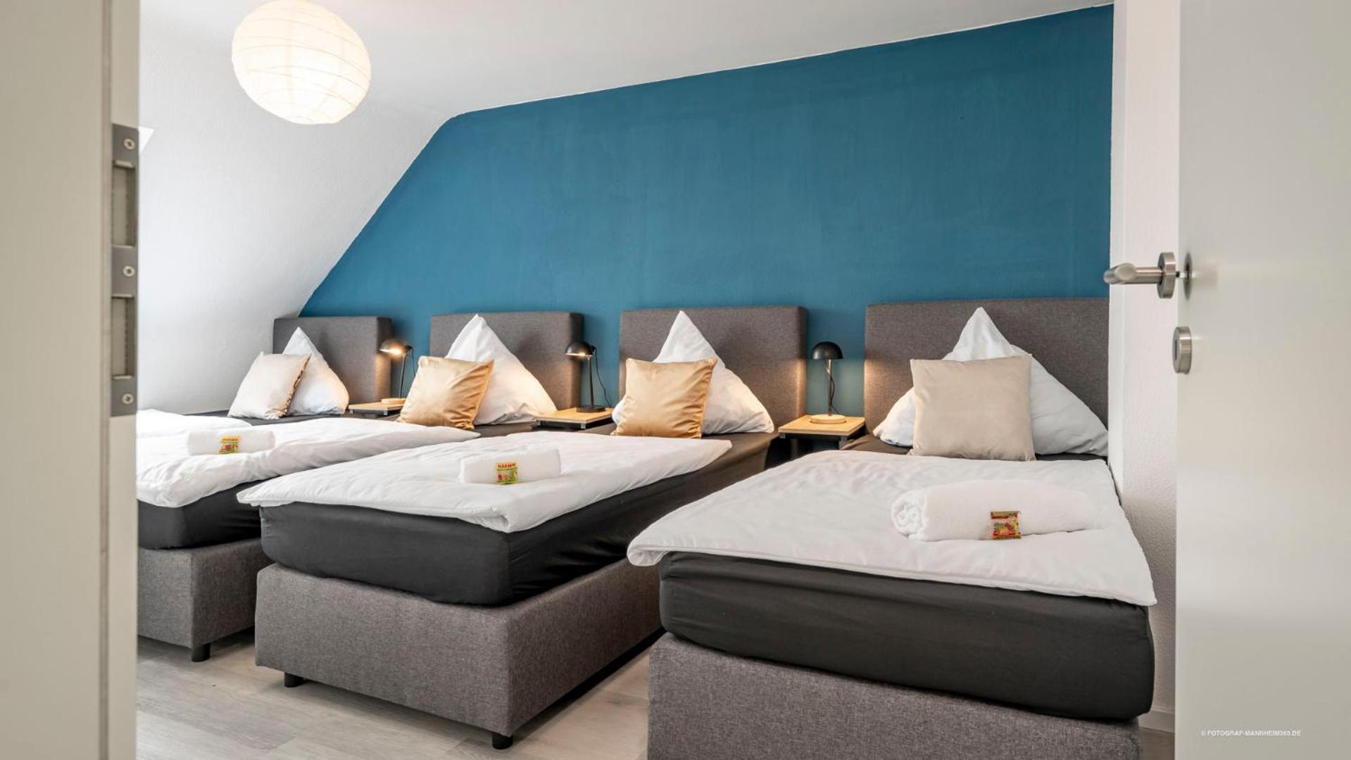 Xxl Design-Appartement Gardendesign Boxspring 8 Pers Zwischen Heidelberg Und Mannheim 에딘겐넥카르하우젠 외부 사진
